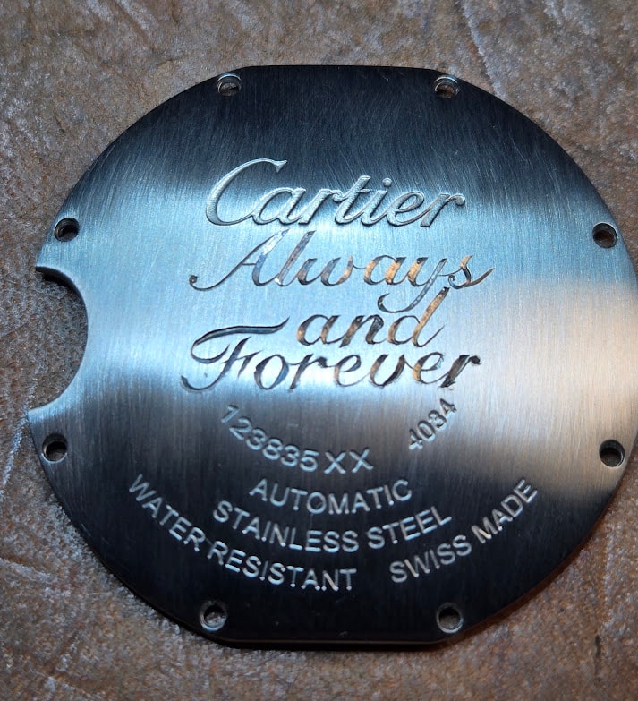 Cartier Caseback