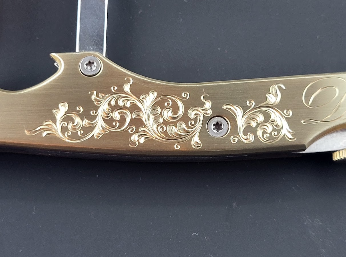 Corkscrew Engraving