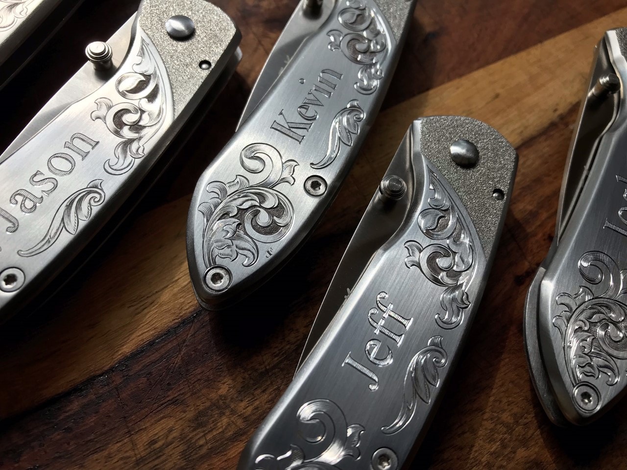 Stocker Knives — Personalized Scroll
